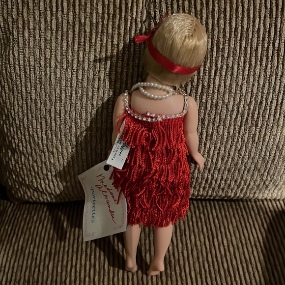 Madame Alexander Flapper Doll Blonde with Red Dress Made in U.S.A. - Picture 7 of 12